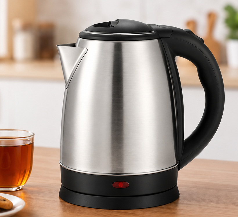 Classic Stainless Steel Electric Kettle - Image 4