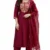 Maroon Roman Silk Ethnic Wear Kurta Set with Dupatta for Women