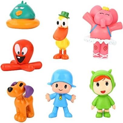Ultimate Cartoon Character Miniature Collection Toy Set with Colorful Character Figures
