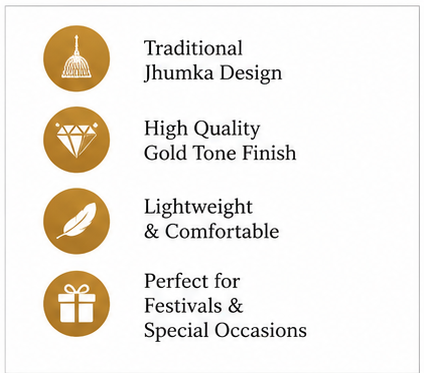 DMG Ornaments gold plated long dangler earrings - Image 2