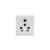 6A non modular electrical socket for home wiring