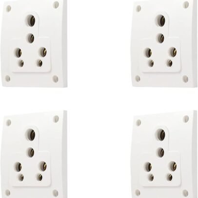 6A non modular electrical socket for home wirin