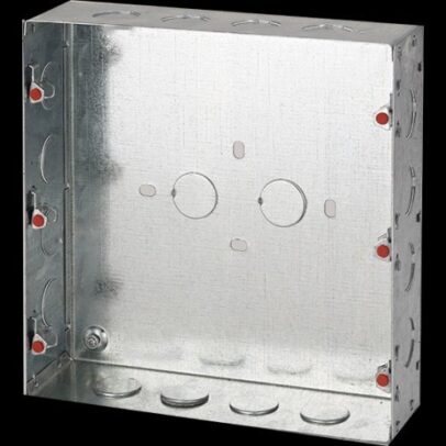 6x8 inch concealed metal electrical box for modular switch and socket installation