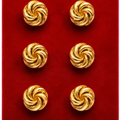Daodc Gold Plated Designer Stud Earrings for Women & Girls Set