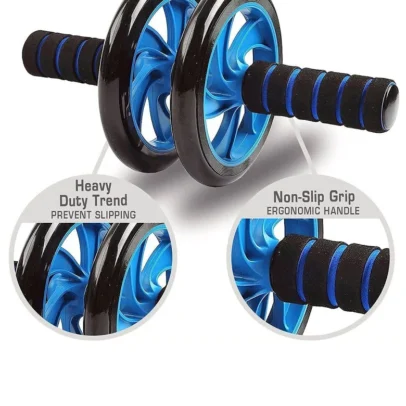 Heavy Double Ab Wheel Roller for Core Workout and Fitness Training