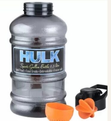HULK Water Bottle with Shaker & Handle