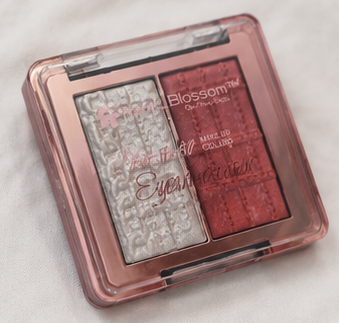 Magic Blush Blossom Eyeshadow Palette Duo Shimmer Colors - Image 2