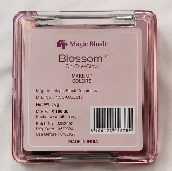 Magic Blush Blossom Eyeshadow Palette Duo Shimmer Colors - Image 3