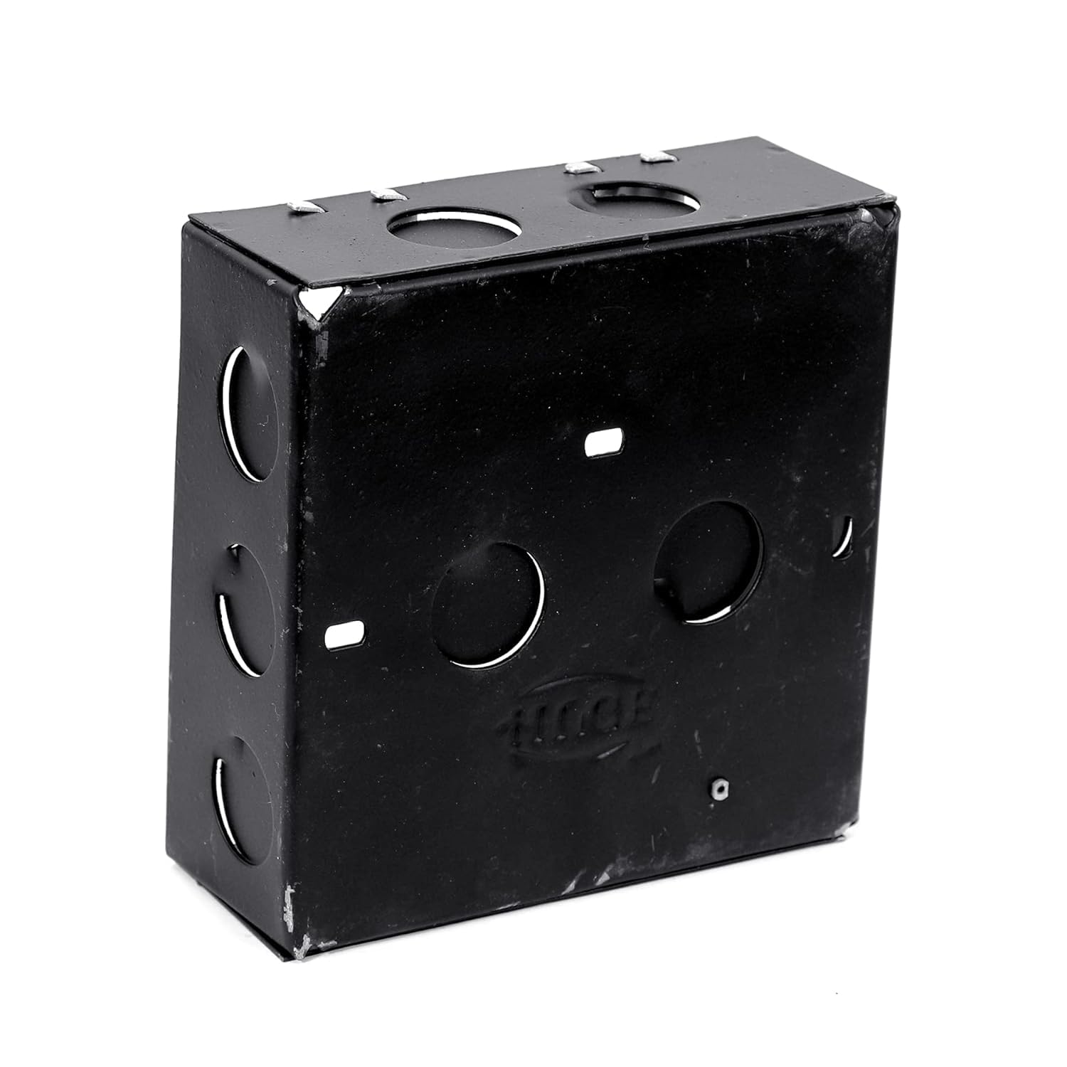 Modular Concealed Box 5x8 metal electrical box for modular switches and sockets with durable rust-resistant construction.