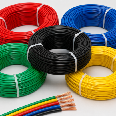 Multi Color 1.5mm Electrical Wire Roll for Home Wiring
