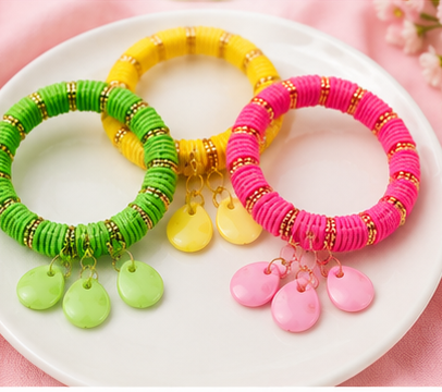 Multicolor Beaded Stretch Bracelet