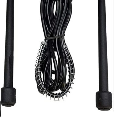 Pencil skipping rope with adjustable PVC rope and lightweight pencil-style handles for kids and adults exercise workout use.