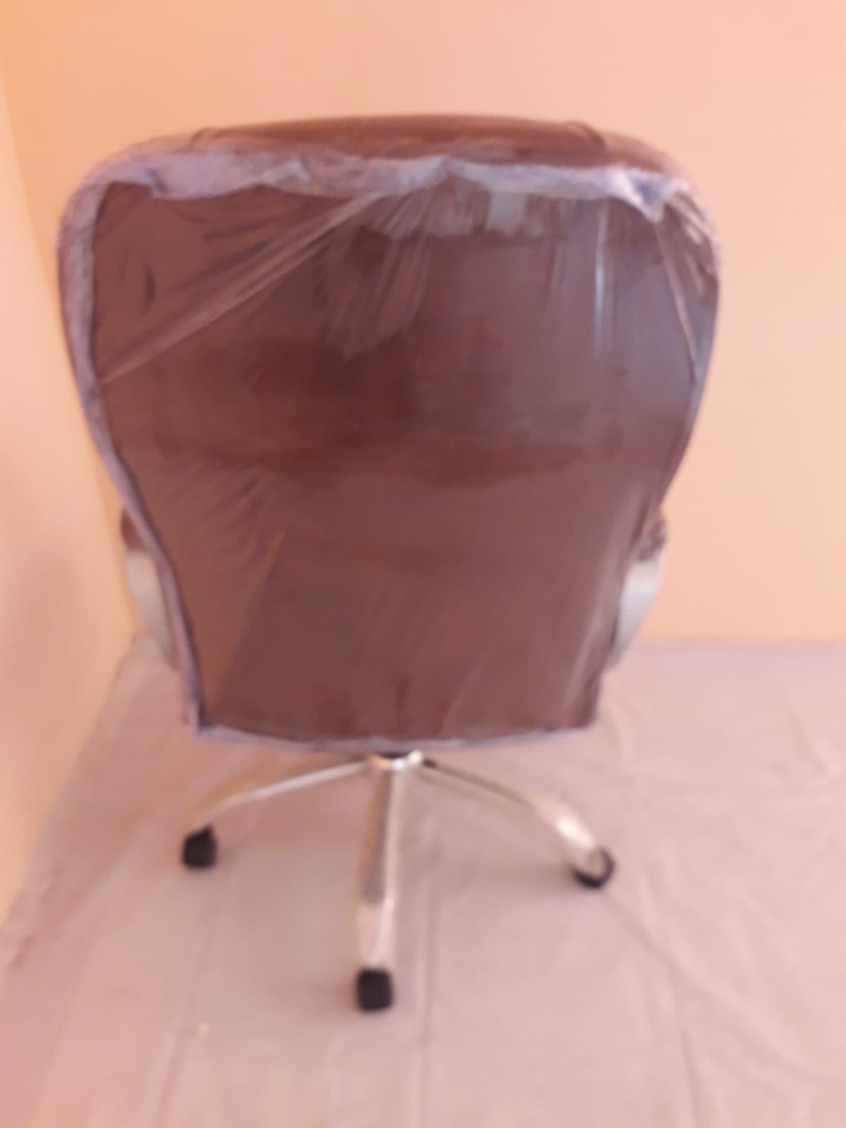 Executive Revolving Office Chair with Cushion Back Support - Image 3