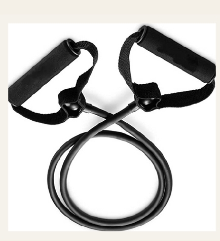 Toning Tube Resistance Band with Handles for Fitness & Exercise