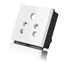 6 Amp Modular Socket | Durable Electrical Power Socket for Home & Office - Image 2