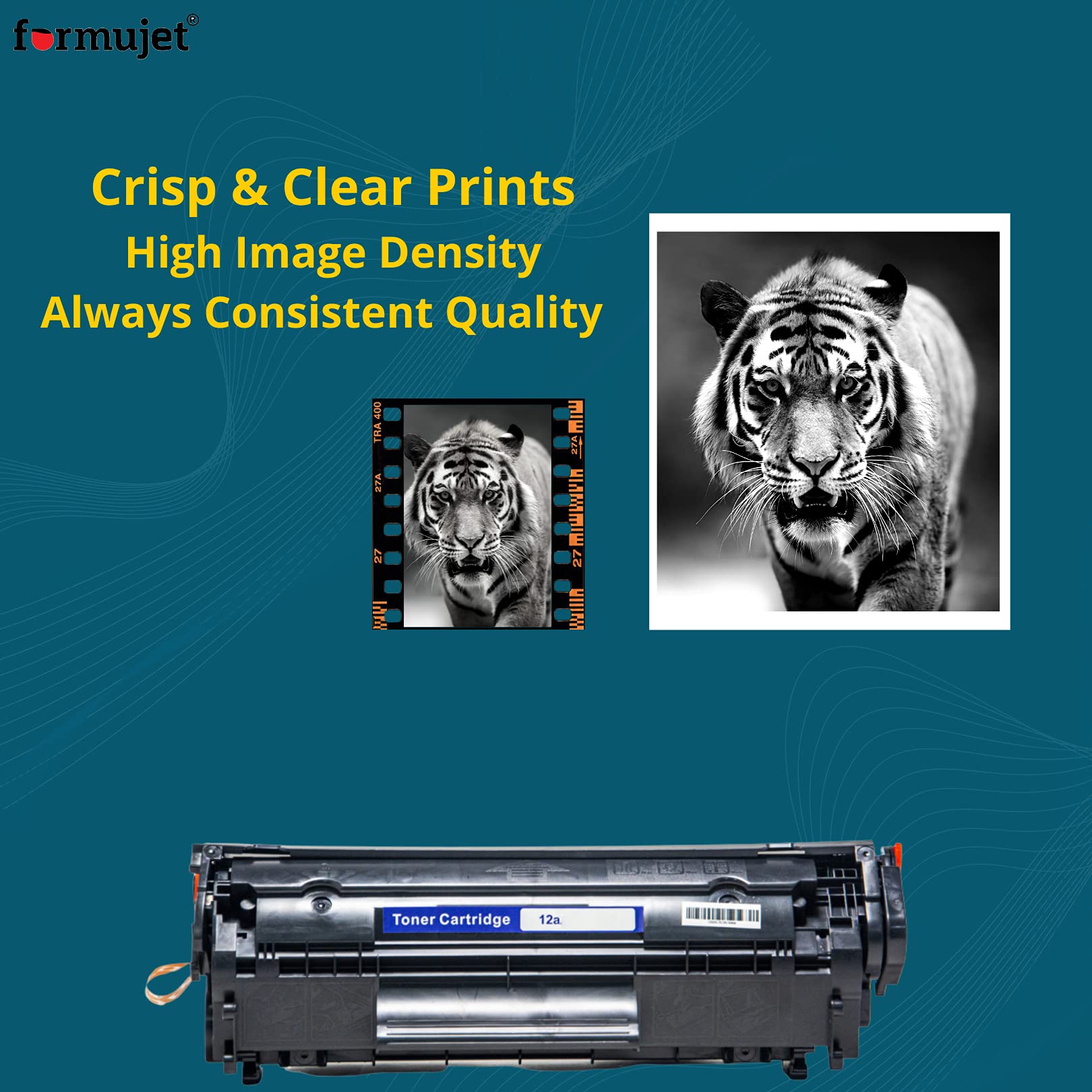 FORMUJET 12A Toner Cartridge Compatible with HP LaserJet Printers - Image 3