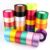 12 color satin ribbon roll set with 120 meters total length and 9mm width double-sided polyester satin ribbon for gift wrapping, craft decoration, sewing, and DIY projects.