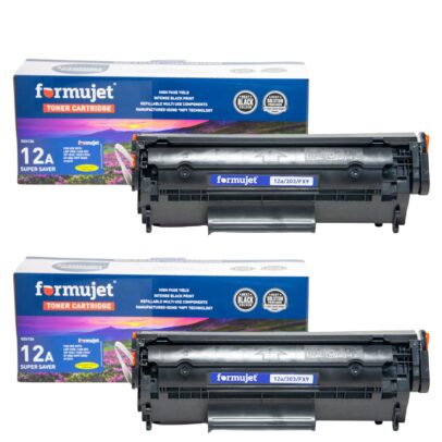 FORMUJET 12A Toner Cartridge Compatible with HP LaserJet Printers