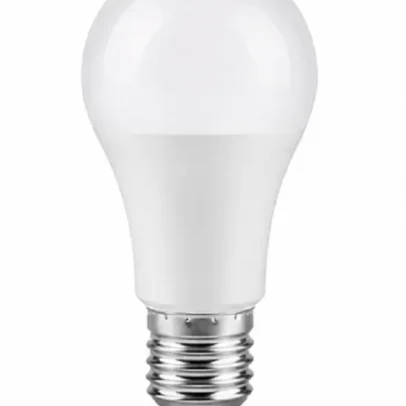 12W LED bulb with E27 screw base for bright white energy-efficient lighting in home and office.