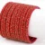 24 Pcs Red Stone Designer Bangles Set for Women with Golden Crystal Work Traditional Indian Chudi Set