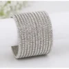 24 Pcs Silver Glitter Traditional Bangles Set for Women Designer Wedding Chudi Collection