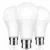 9W LED bulb bright white energy efficient lighting bulb for home office bedroom kitchen and commercial use.