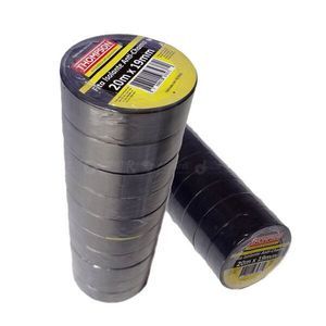 Premium Black Electrical Insulation Tape Pack of 10 Rolls | Multi-Purpose PVC Tape - Image 5