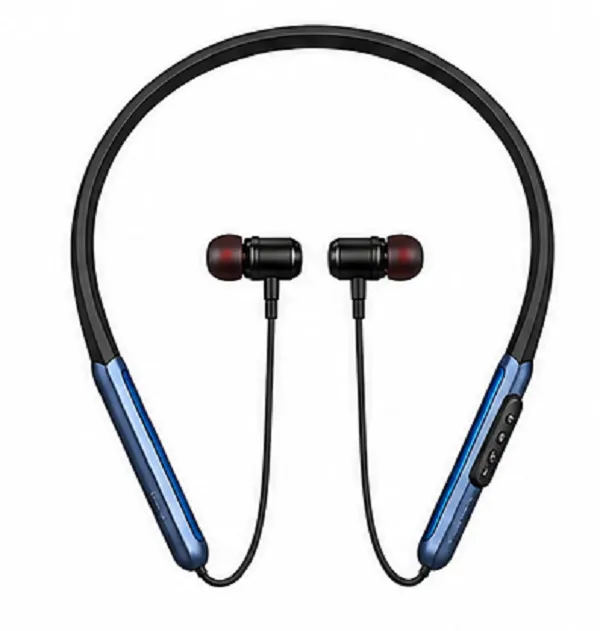 Bluetooth Neckband Wireless Earphones with Mic | Magnetic Earbuds, Deep Bass & Hands-Free Calling - Image 3