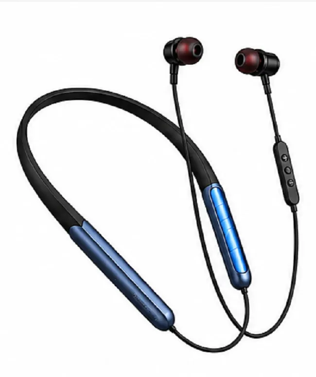 Bluetooth Neckband Wireless Earphones with Mic | Magnetic Earbuds, Deep Bass & Hands-Free Calling - Image 7