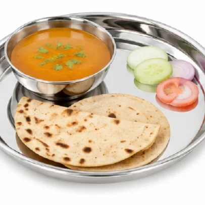 Buy Stainless Steel Round Serving Tray Pack of 5. Durable mirror finish steel trays ideal for serving food,