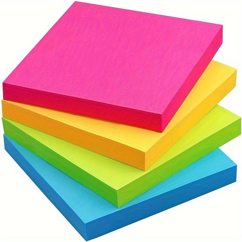 Colorful Sticky Notes Memo Pad – Self-Adhesive Note Papers for Office, School & Study Use - Image 5