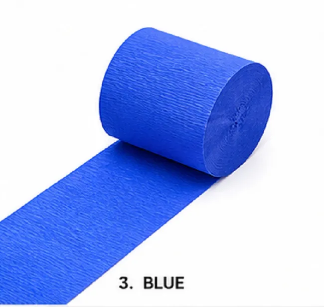 Crepe Paper Streamers Pack of 6 Rolls | Multicolor Party Decoration & DIY Craft Paper Rolls - Image 8