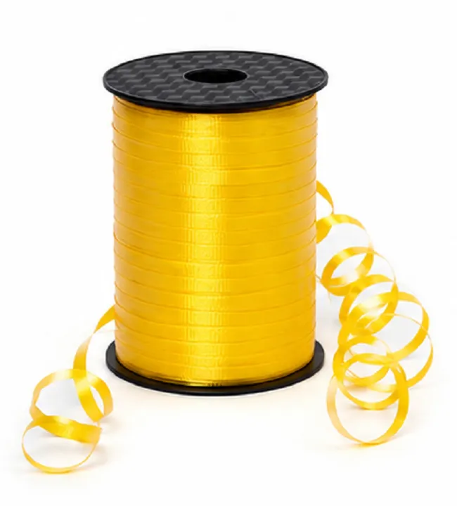 Curling Ribbon Rolls Pack of 2 | Decorative Balloon & Gift Wrapping Ribbon (Red & Yellow) - Image 5