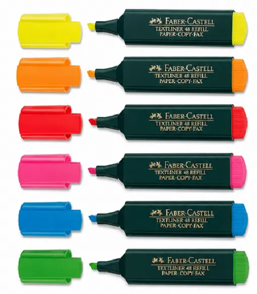 Faber-Castell Textliner Highlighter Refill Pack of 6 - Image 4