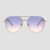Gradient aviator sunglasses with gold metal frame and stylish tinted lenses for men and women, suitable for travel, driving and outdoor activities