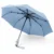 Light blue ultra-light compact foldable umbrella with waterproof canopy for travel and daily rain protection.