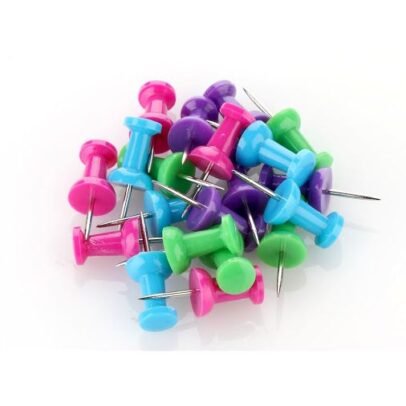 Multi Color Push Pins Thumb Tacks for Notice Board Office School and Home Use,