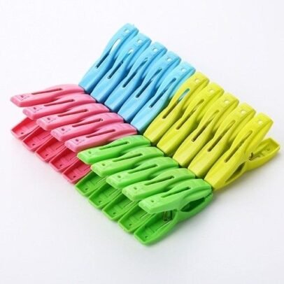 Multi Color Wooden Mini Cloth Clips Pack of 50,.