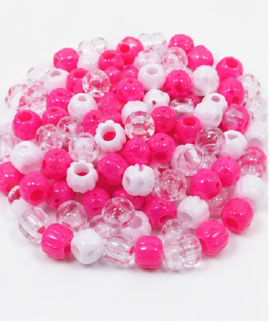 Multicolor Plastic Pony Beads for Jewellery Making & DIY Crafts | Assorted Craft Beads Pack - Image 6