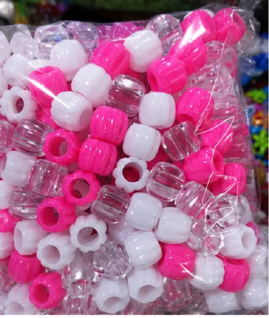 Multicolor Plastic Pony Beads for Jewellery Making & DIY Crafts | Assorted Craft Beads Pack - Image 7
