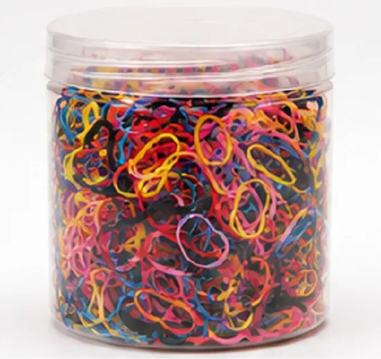 Multicolor Rubber Bands Pack of 500 Pcs | Assorted Color Elastic Bands for Office, School, Craft & Home Use - Image 5