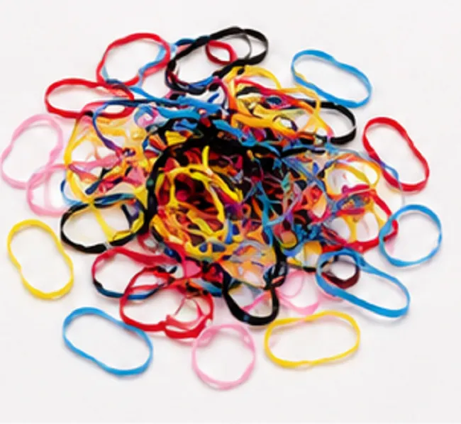 Multicolor Rubber Bands Pack of 500 Pcs | Assorted Color Elastic Bands for Office, School, Craft & Home Use - Image 3
