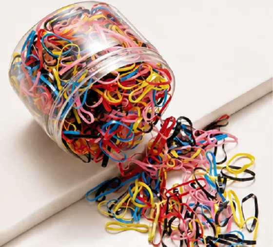 Multicolor Rubber Bands Pack of 500 Pcs | Assorted Color Elastic Bands for Office, School, Craft & Home Use - Image 9