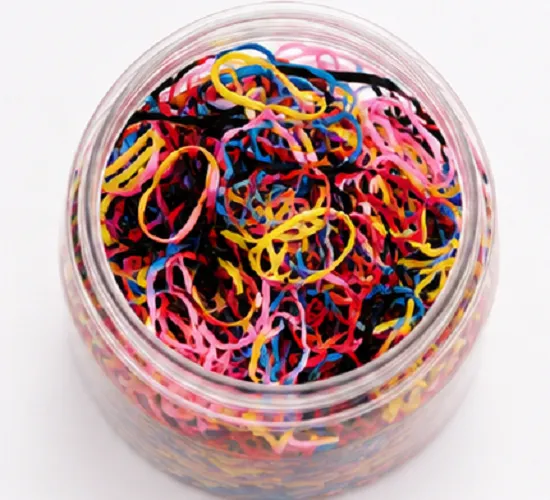 Multicolor rubber bands pack of 500 pieces assorted color elastic bands for office school craft and home use.