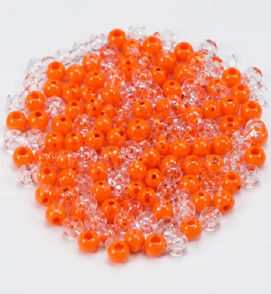 Orange & Crystal Pony Beads for Jewellery Making | Plastic Craft Beads for Bracelets, Necklaces & DIY Projects - Image 7