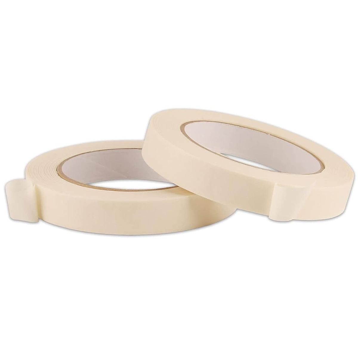Pack of 24 Masking Tape Rolls 6mm x 20m | Premium White Paper Adhesive Tape for Painting, Craft & Labeling - Image 2