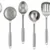 Buy Stainless Steel Kitchen Utensil Set Pack of 5. Durable food-grade cooking tools including ladle, skimmer, serving spoon and spatula for daily kitchen use.