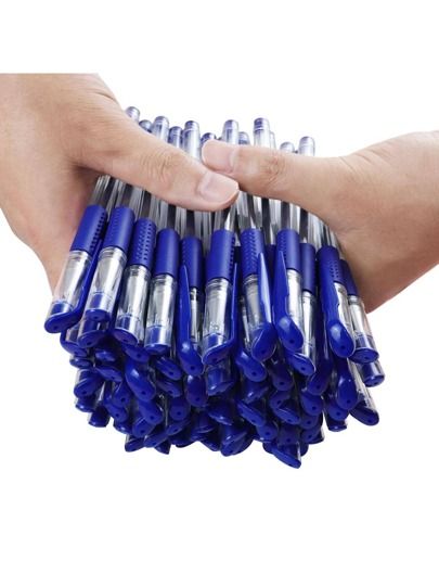 Cello Blue Gel Pen 0.5mm Pack of 50 | Smooth Writing Gel Pens for School, Office & Exam Use - Image 5