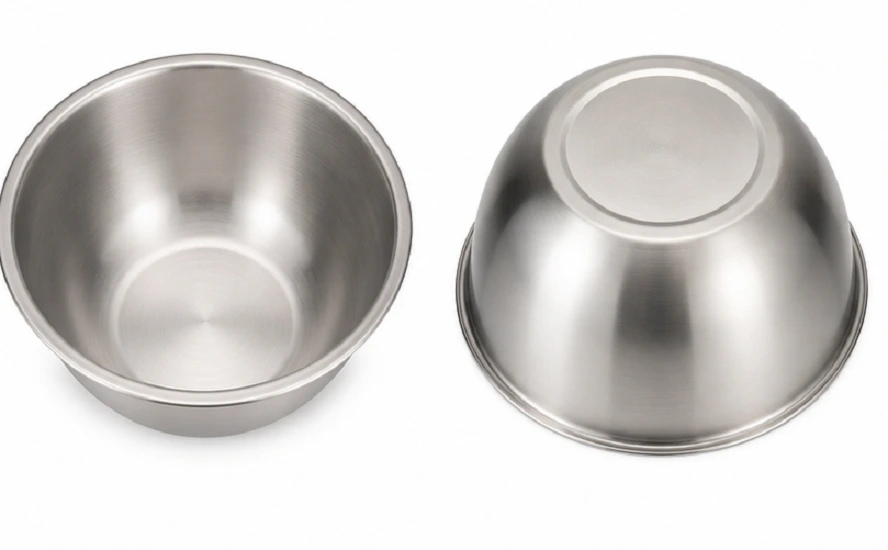 Stainless Steel Mixing Bowl Set – Pack of 6 Nesting Kitchen Bowls - Image 2