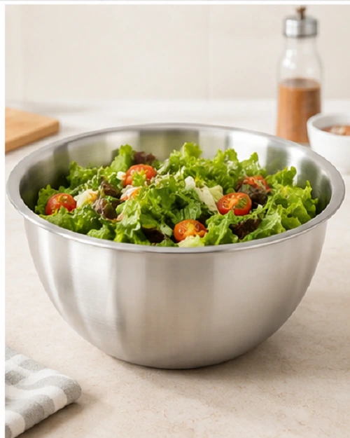 Stainless Steel Mixing Bowl Set – Pack of 6 Nesting Kitchen Bowls - Image 3